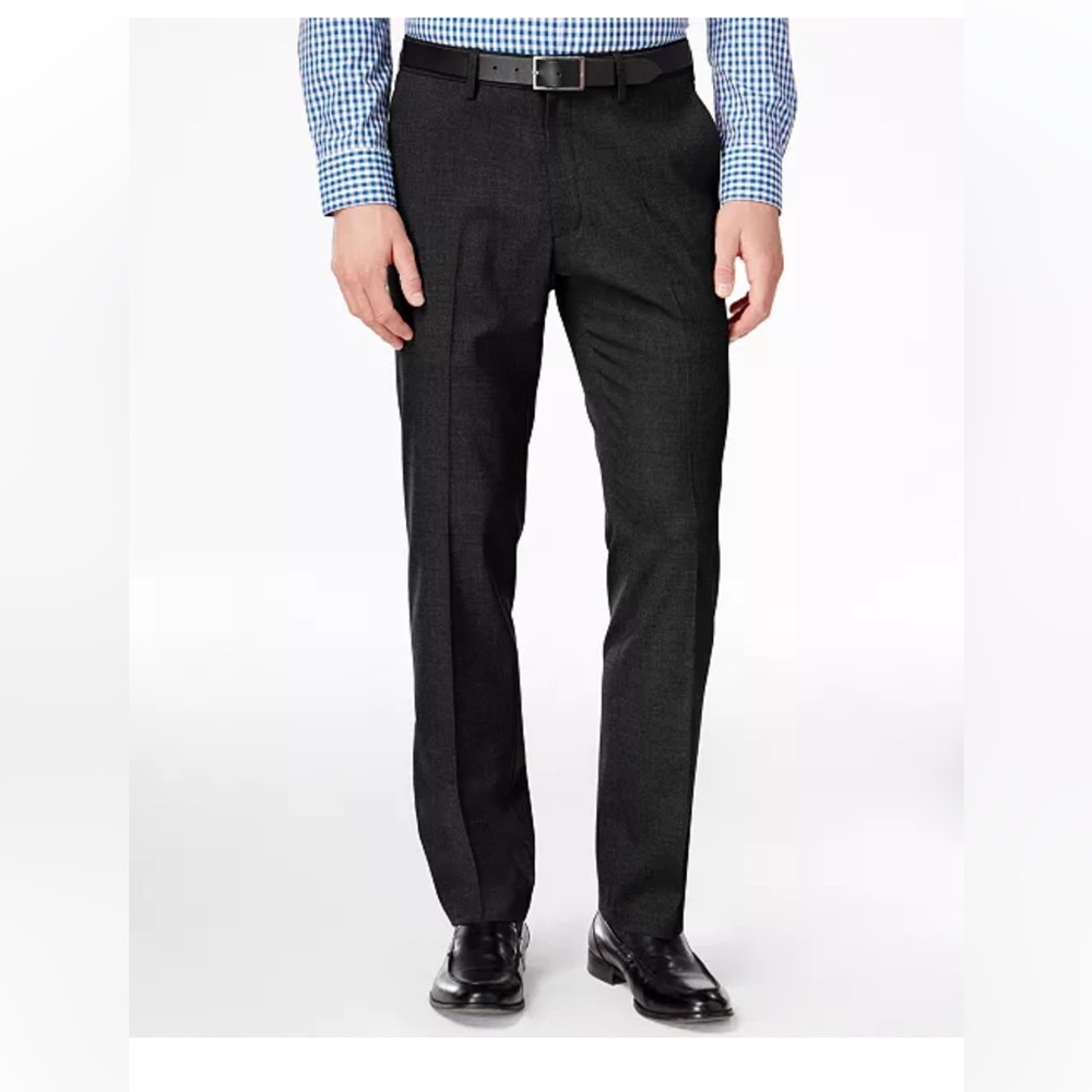 NWT Kenneth Cole Men's 32x30 Reaction Stretch Slim Fit Dress Pant